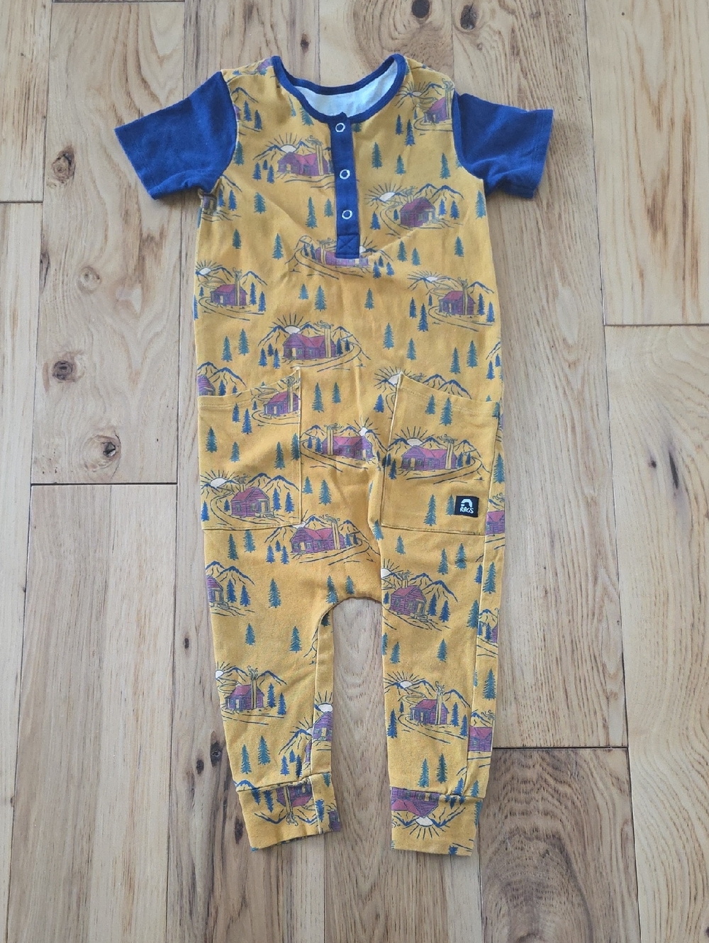 RAGS Romper Mountainscape - 2T